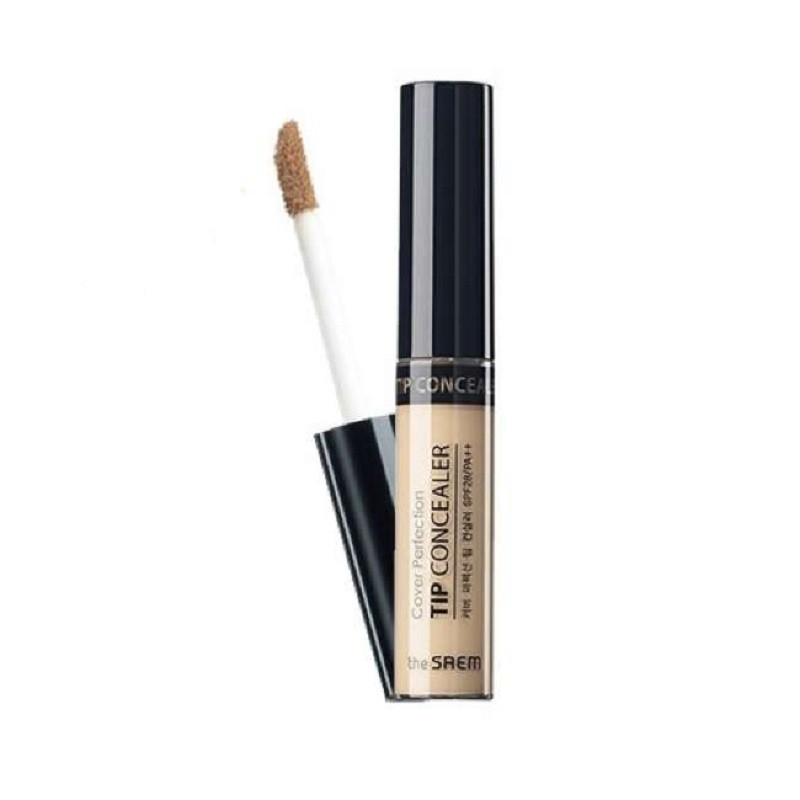 Рідкий консилер The Saem Cover Perfection Tip Concealer 1.75 Middle Beige 6,5 г (8806164151341)