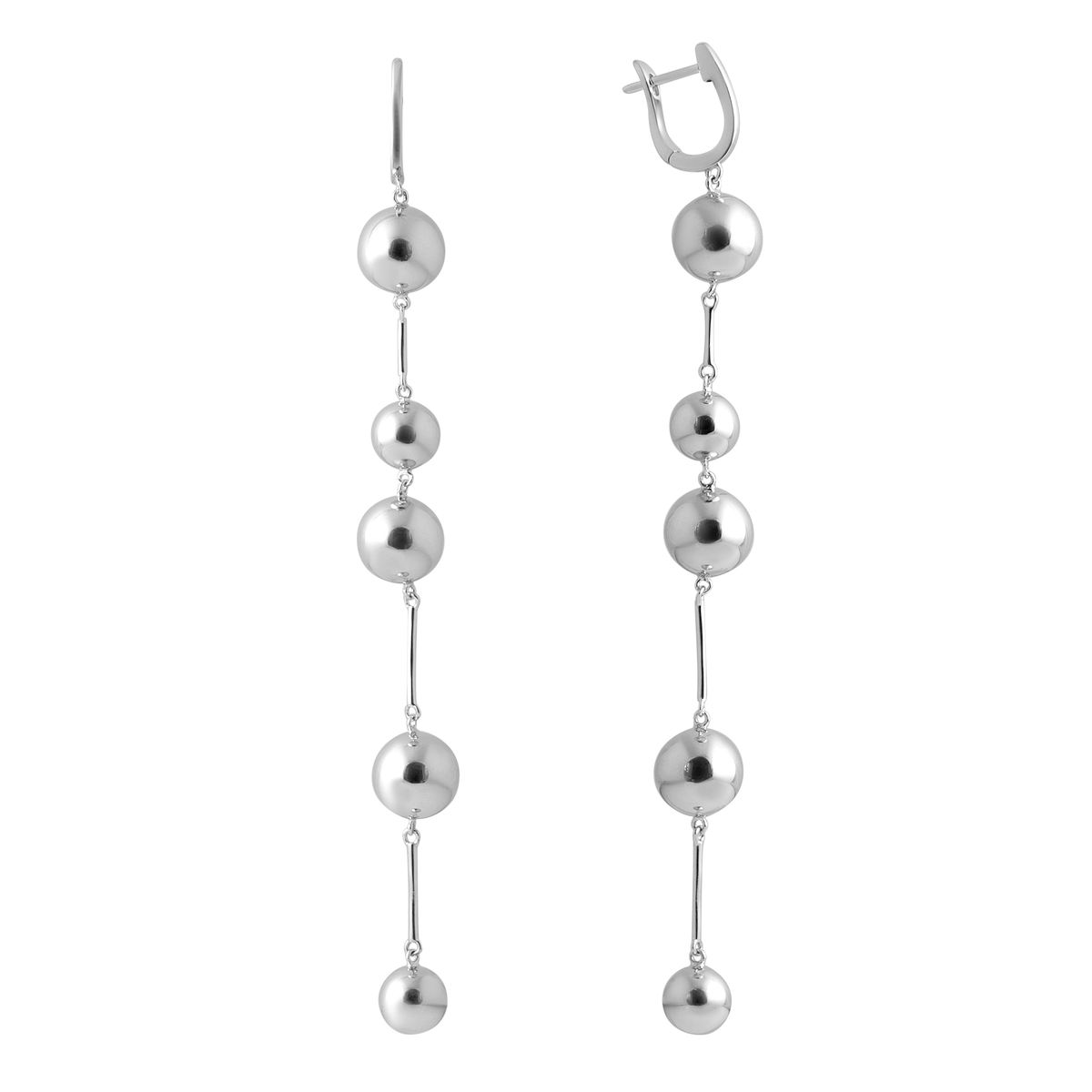 Срібні сережки SilverBreeze без каміння (2051138)