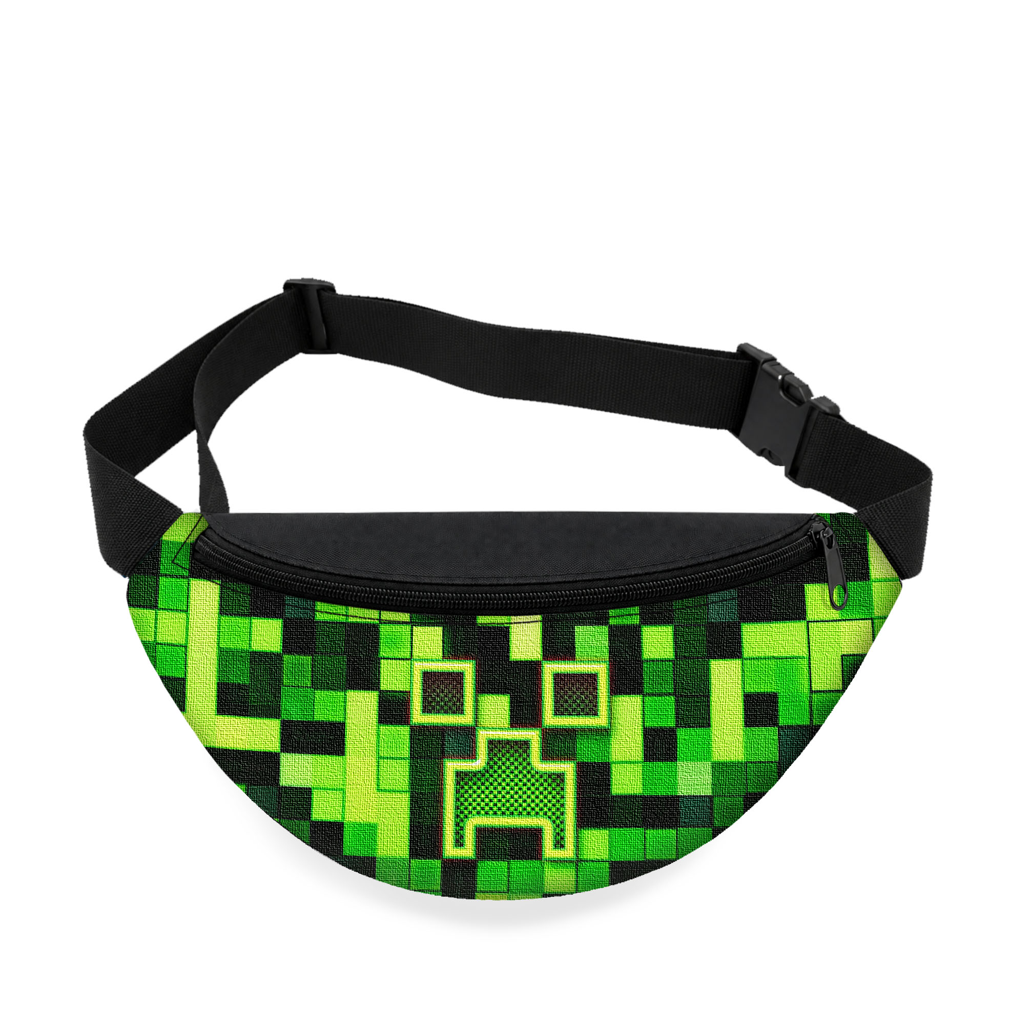 Дитяча сумка-бананка Minecraft 32х15х7.5 см, чорна