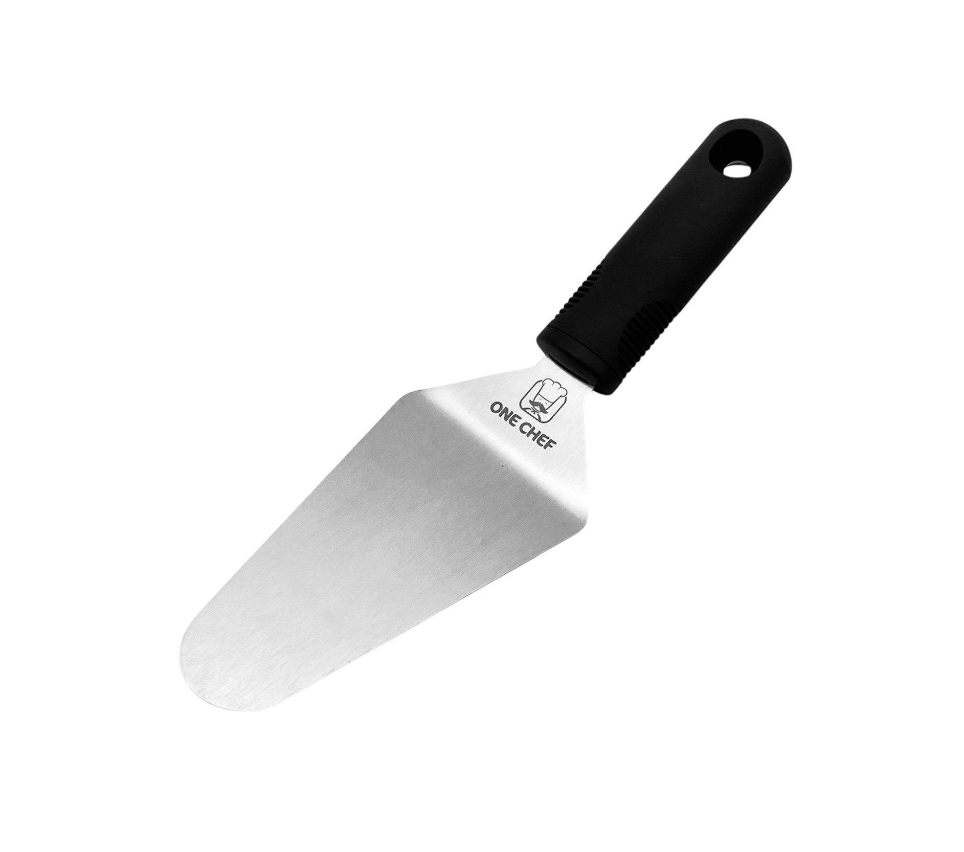 Лопатка из нержавеющей стали One Chef угловая 26 см Черный