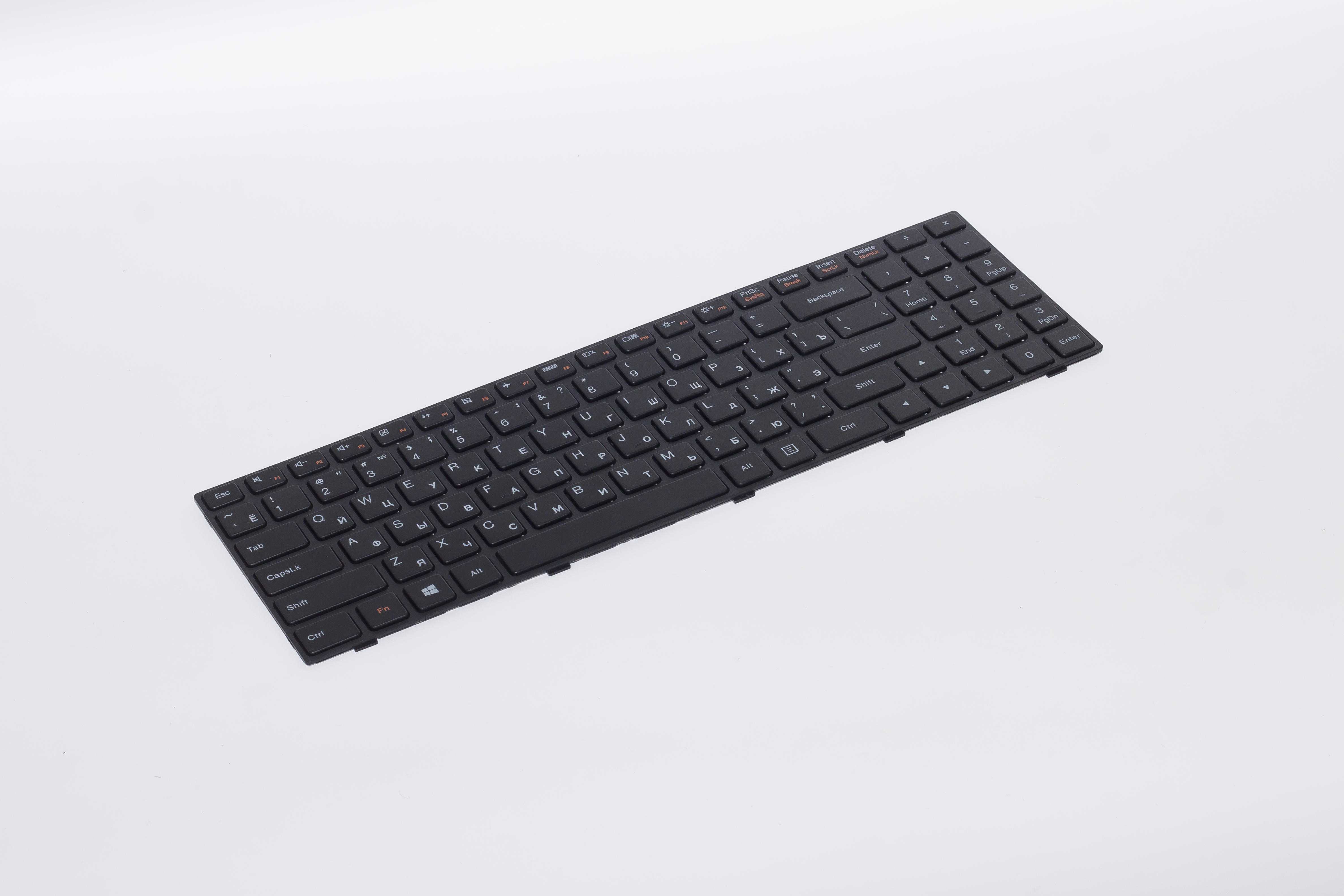 Клавиатура для ноутбука LENOVO 50-10 Black, RU, черная рамка