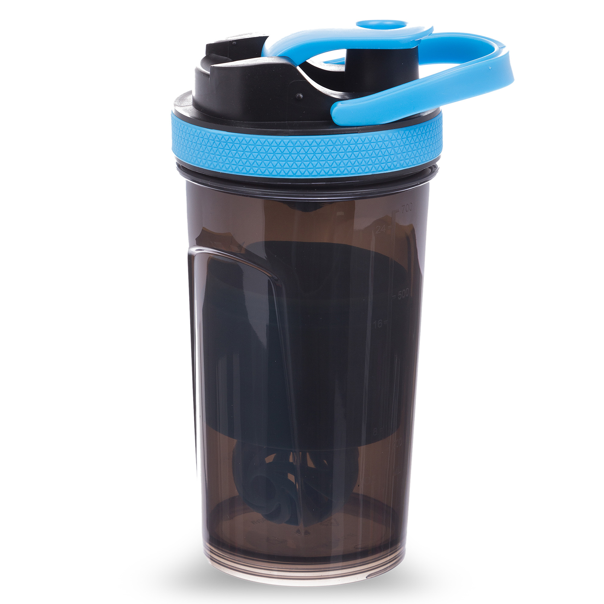Шейкер для спортивного харчування planeta SHAKER BOTTLE FI-1869 500мл Чорно-синій