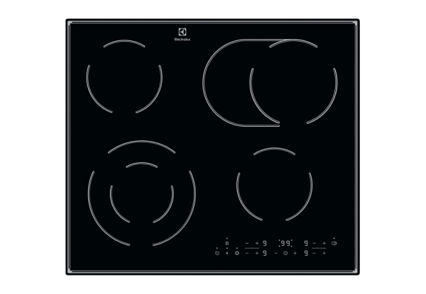 Варильна поверхня електрична Electrolux CPE 644 RCC Чорний (F00172912)