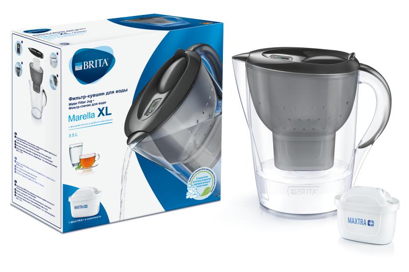 Фильтр-кувшин Brita Marella 3.5 л Memo MX+ графит