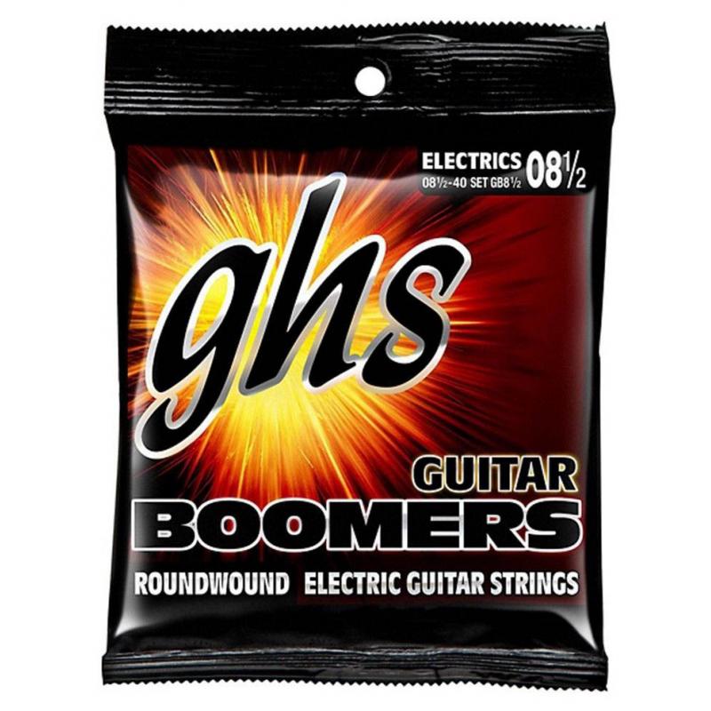 Струни для електрогітари GHS GB8 1/2 Boomers Ultra Light Electric Guitar Strings 8.5/40