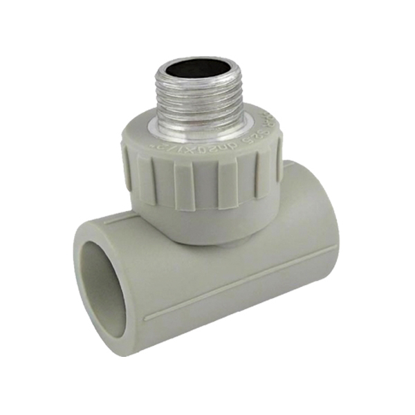 Тройник PP-R Santan 20х1/2"х20 с наружной резьбой