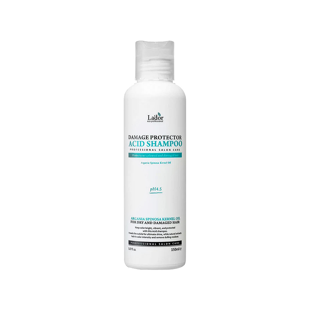 Шампунь безлужний для фарбованого волосся La'dor Damaged Protector Acid Shampoo рН 4.5 150 мл (44896)