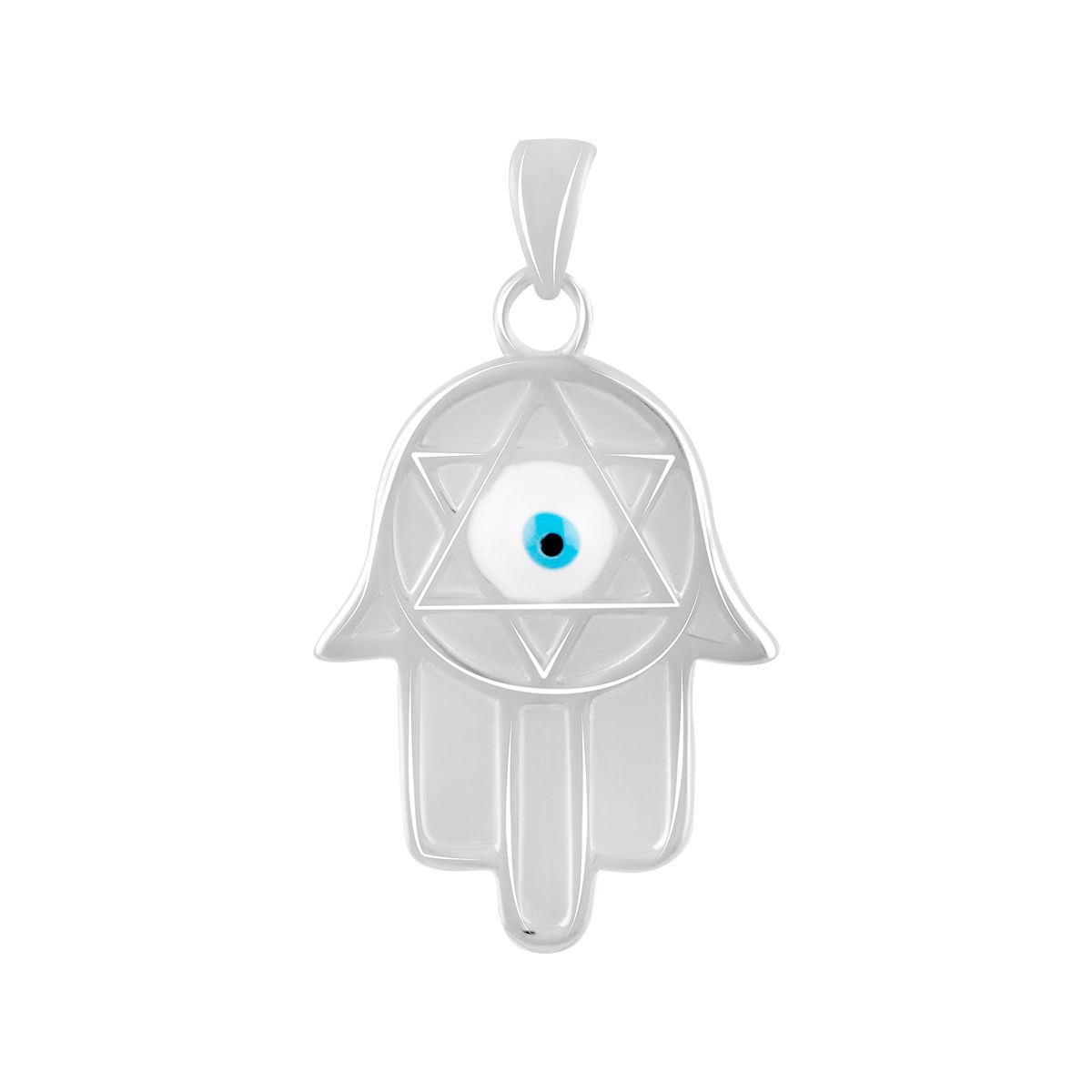 Серебряная подвеска SilverBreeze с эмалью (2080497)