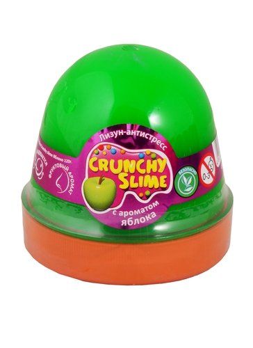 Лизун-антистресс MiC Crunchy Slime Яблоко 120 г (80088)