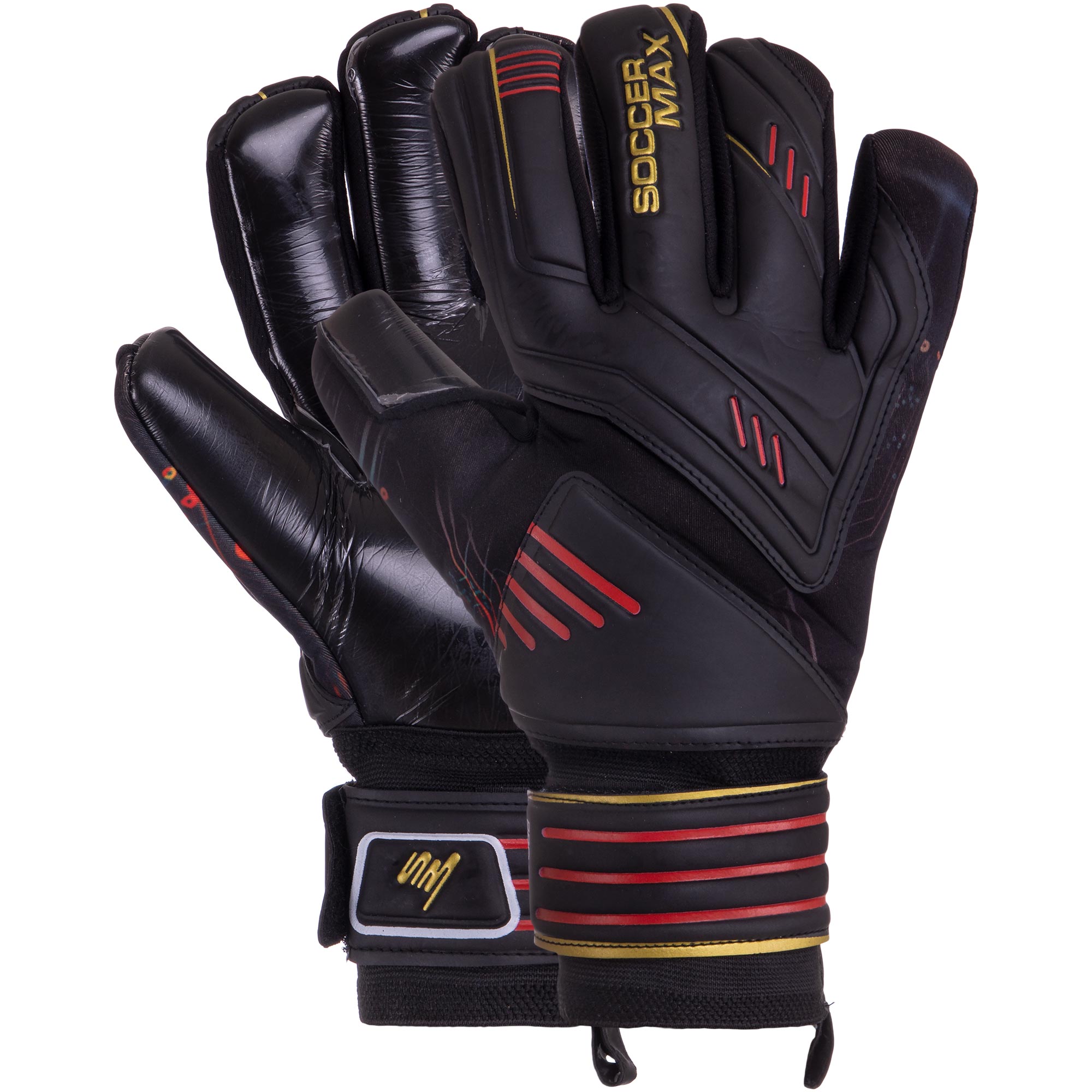 Перчатки вратарские SOCCERMAX GK-003 10 Черный