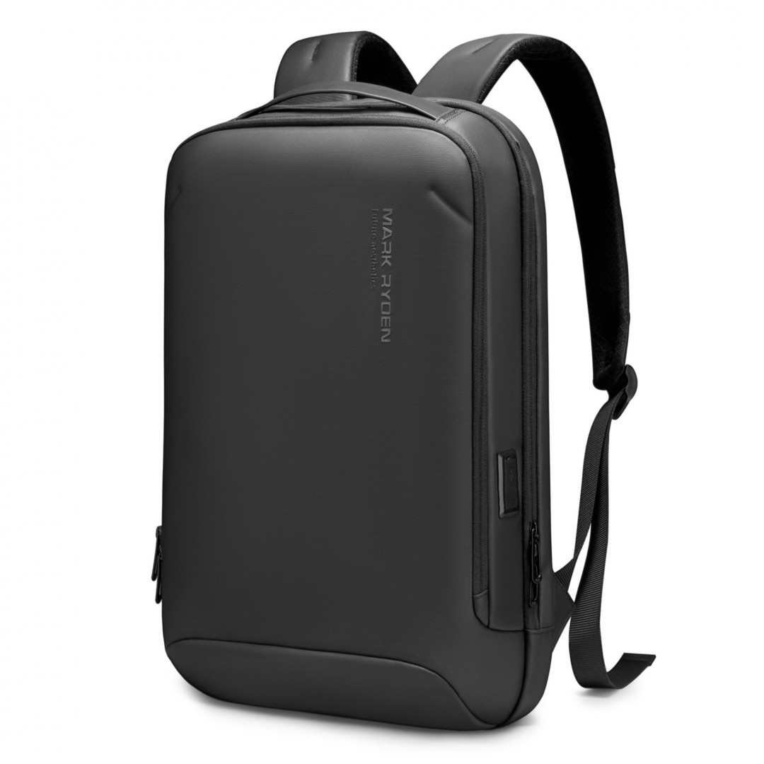 Міський стильний рюкзак Mark Ryden Biz XL для ноутбука 17.3' чорний 17 літрів MR9008SJ