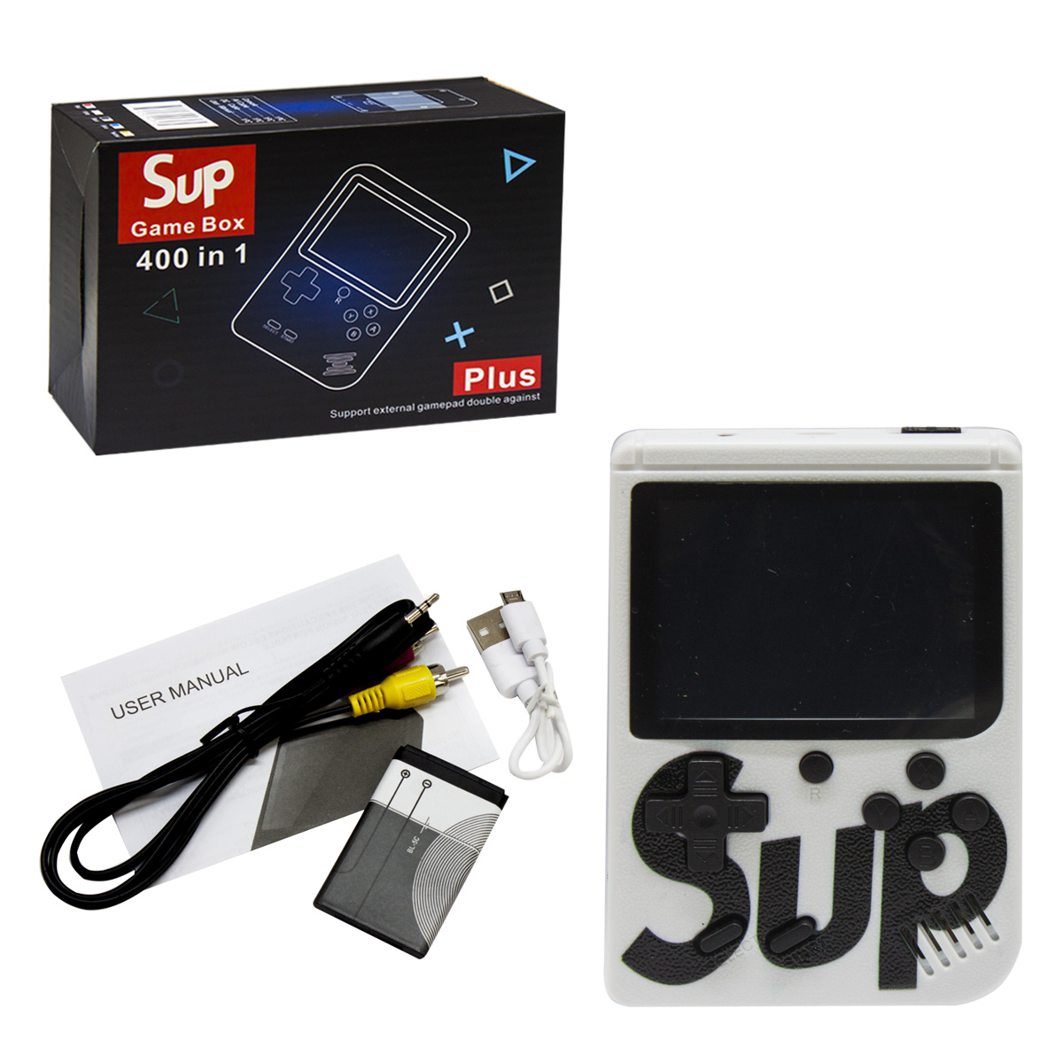 Портативна консоль Retro FC SUP Game Box 400 1 біла MiC (19254)
