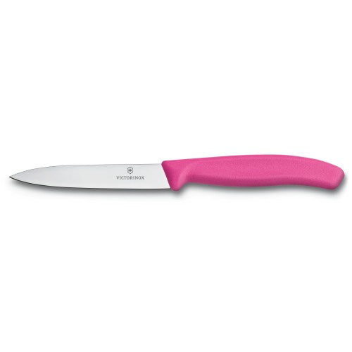Кухонный нож Victorinox SwissClassic для нарезки 100 мм Розовый (6.7706.L115)