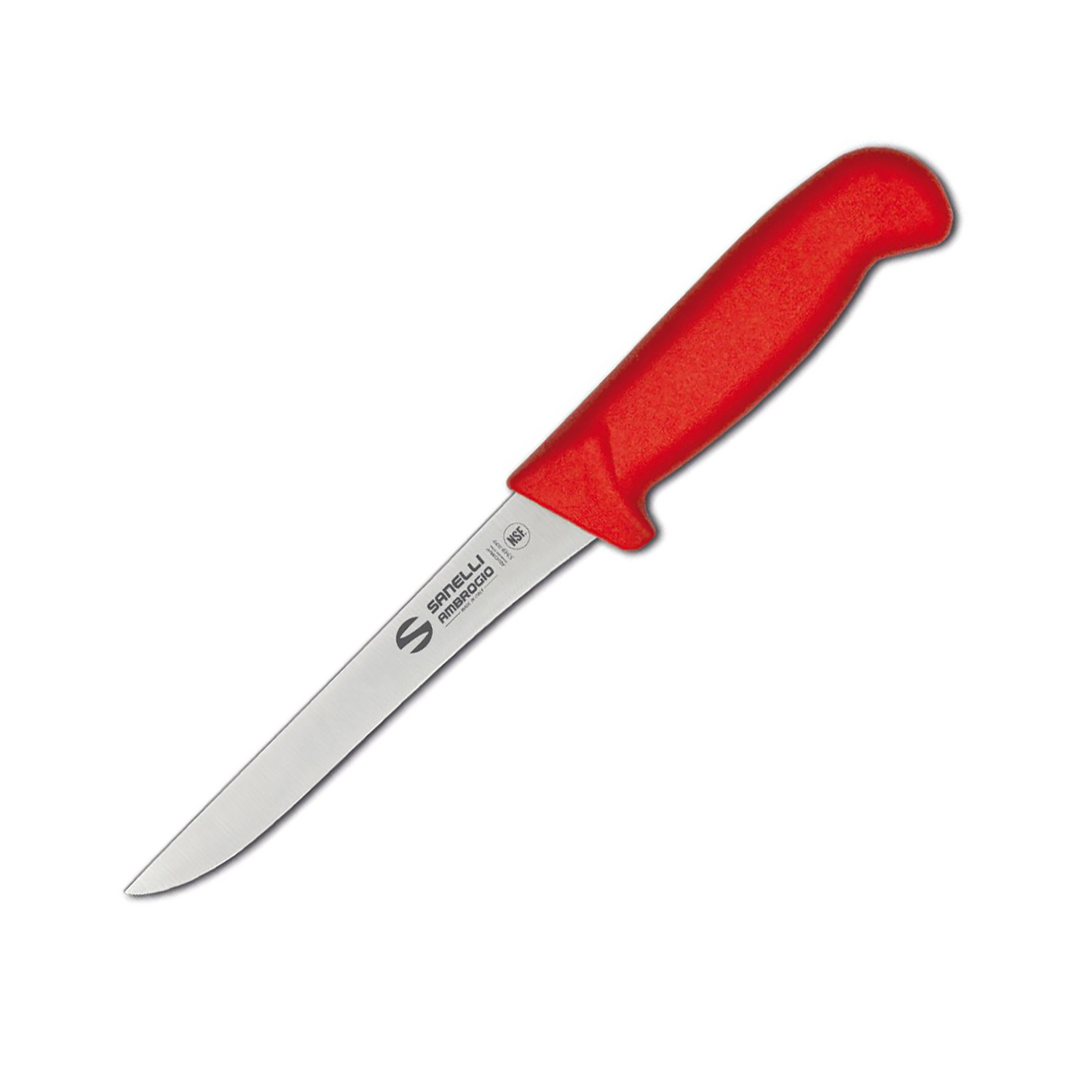 Нож обвалочный Sanelli Ambrogio Supra прямой 16 см Красный (77983)