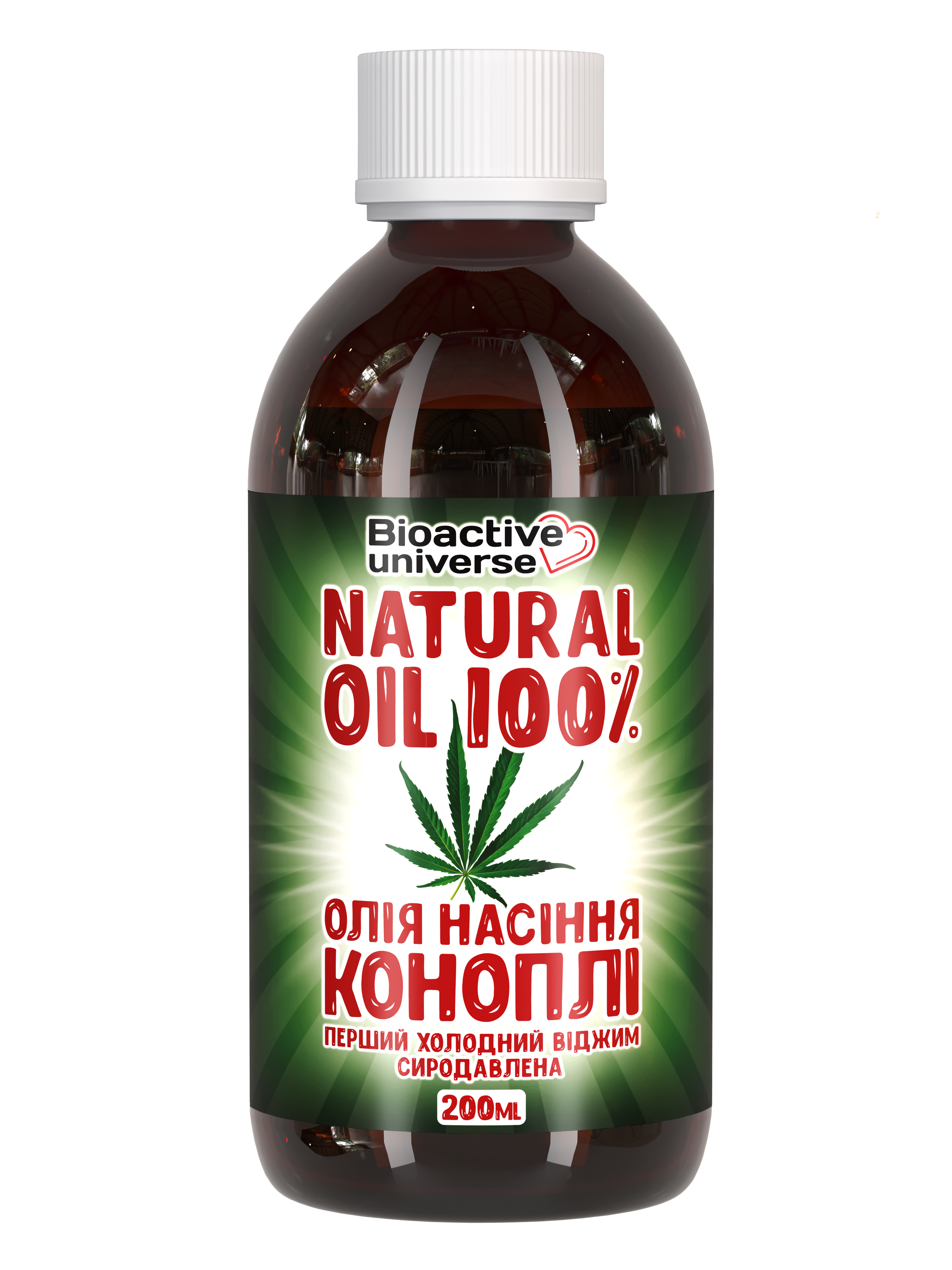 Масло конопляное Bioactive universe Премиум 200 мл (hub_gs93d2)