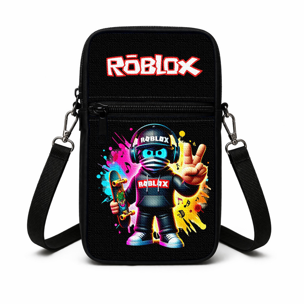 Дитяча сумка через плечо з принтом Roblox, 19×10×5 см — арт. 3017640918
