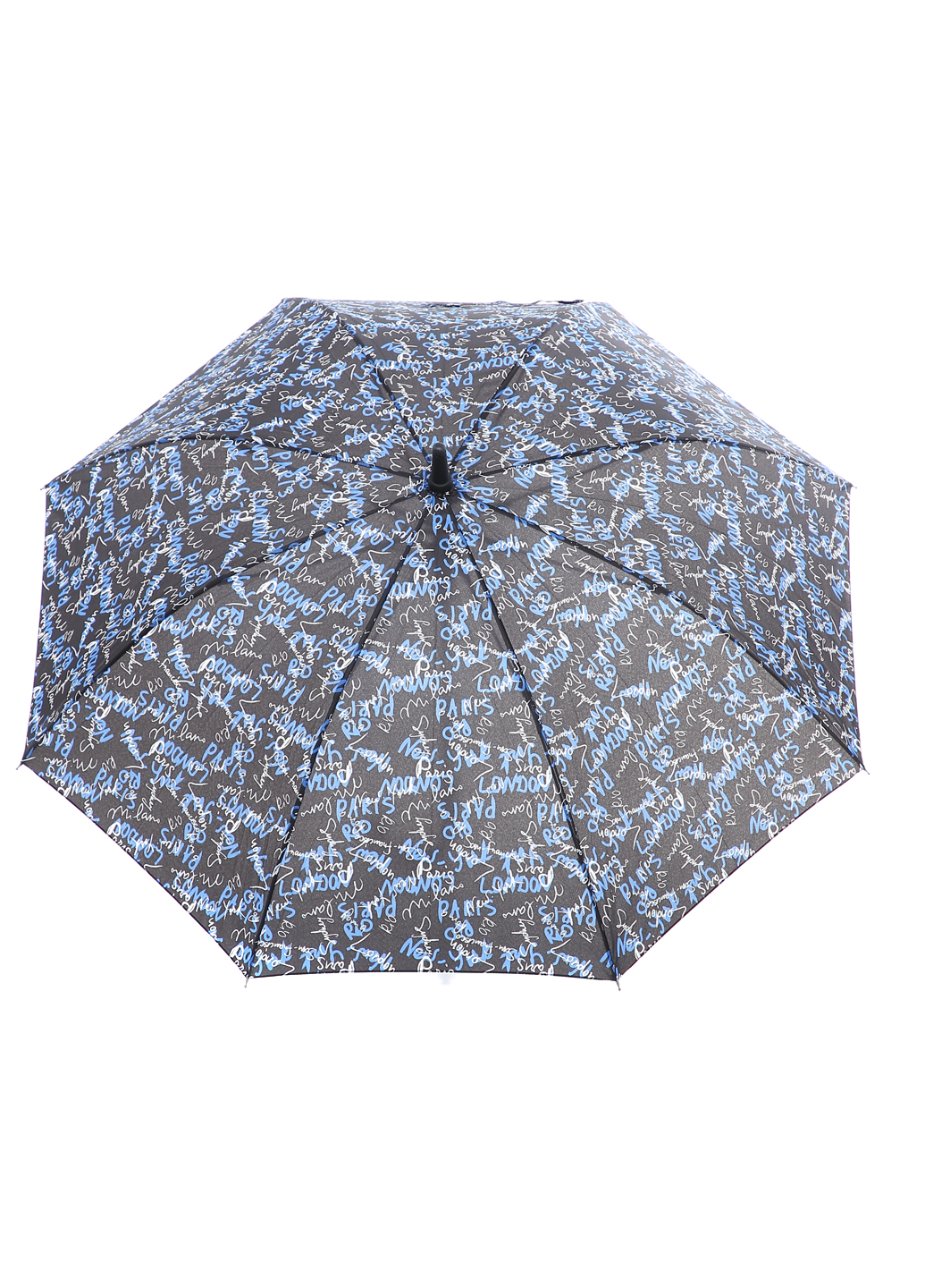 Зонт-трость Ferre Milano Черный с синим (591)