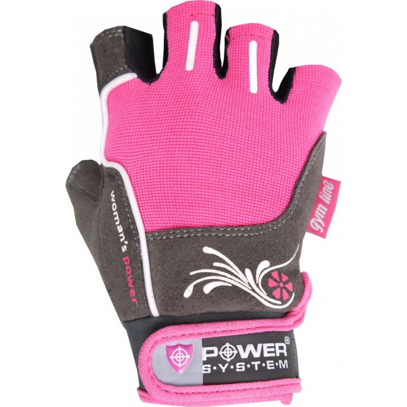 Перчатки для фитнеса и тяжелой атлетики Power System Woman Power PS-2570 M Pink