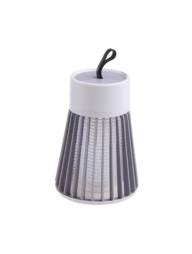 Пастка-лампа від комах Mosquito killing Lamp YG-002 USB LED Сіра