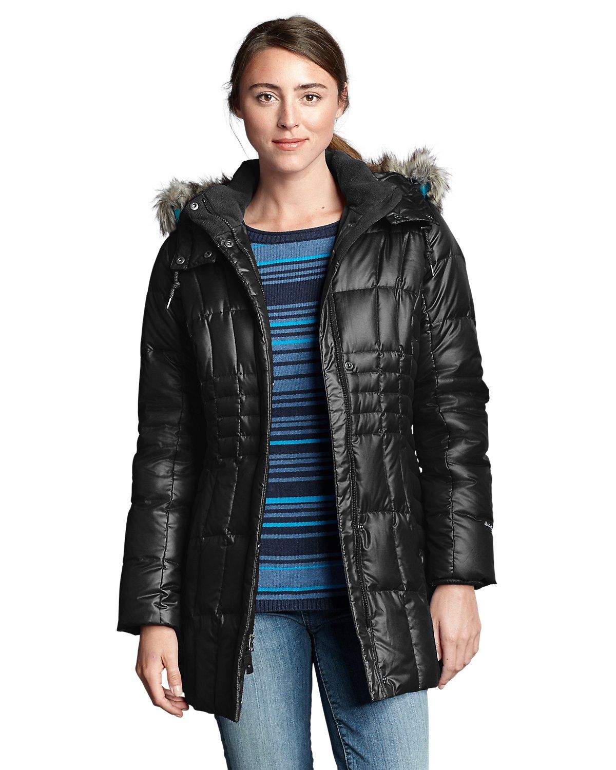 Куртка Eddie Bauer Women High Pass Down Parka BLACK S Чорний (9942BKN-S)