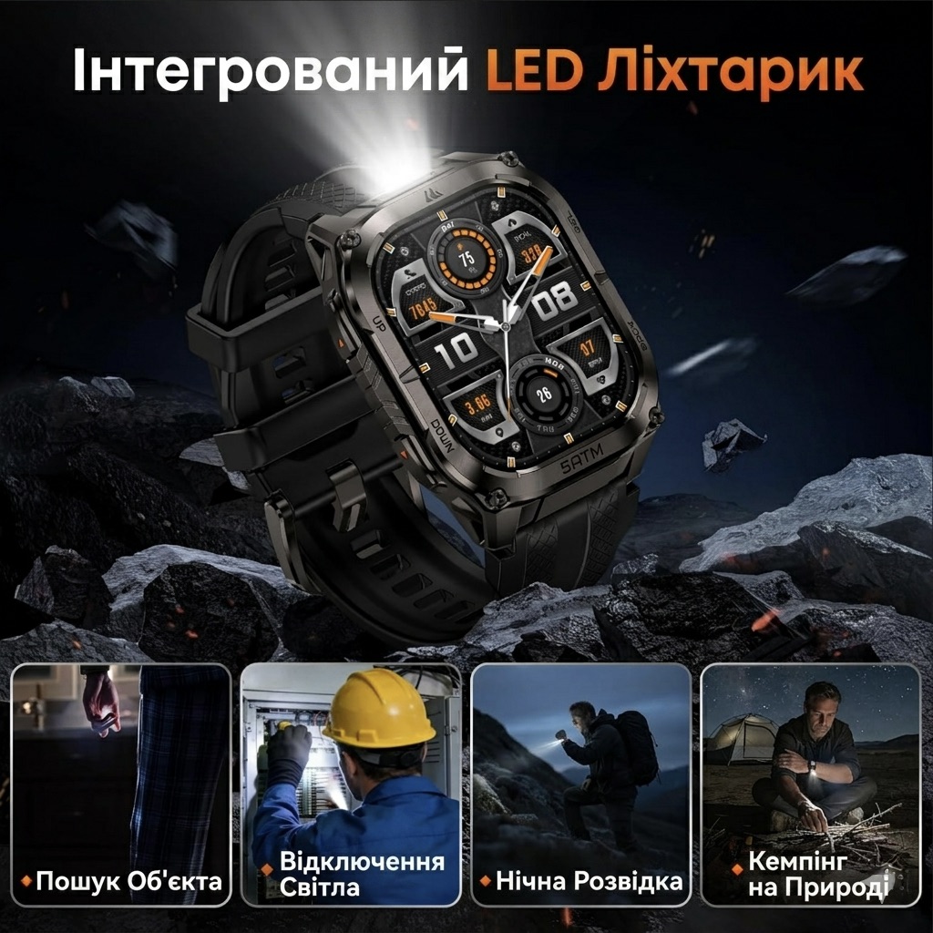 Тактичний Kospet Tank M4C Black — фото 6