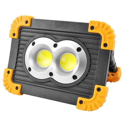 Прожектор світлодіодний MHZ L802-20W-2COB-1W з Power Bank