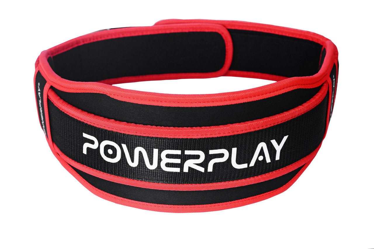 Пояс для важкої атлетики PowerPlay 5545 XS Чорно-червоний (PP_5545_XS_Red)