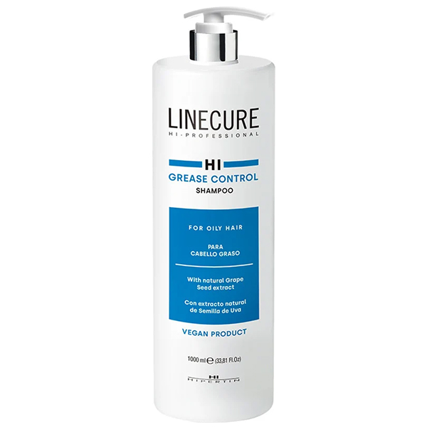 Шампунь для жирного волосся Hipertin Linecure Vegan Grease Control 1000 мл (34339)