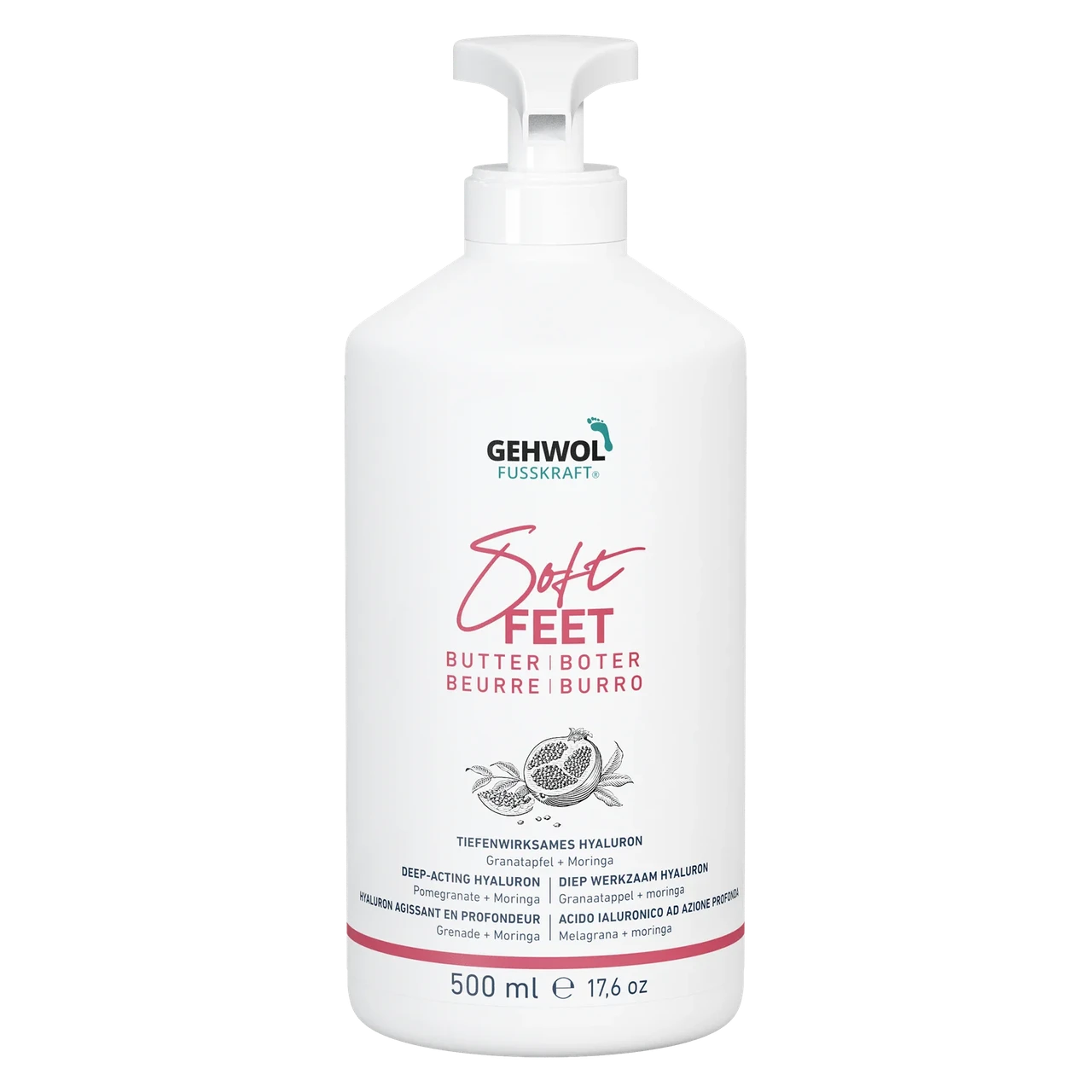 Крем-баттер Gehwol Soft Feet Butter Гранат и моринг 500 мл