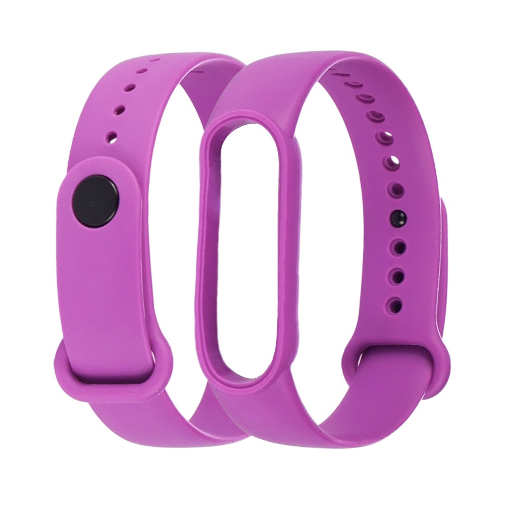Ремешок силиконовый Anchor для Xiaomi Mi Band 5/ 6 Фиолетовый