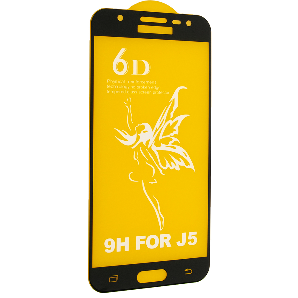 Захисне скло 6D Premium Glass 9H Full Glue Samsung J5 2015 J500 Black (00005814)