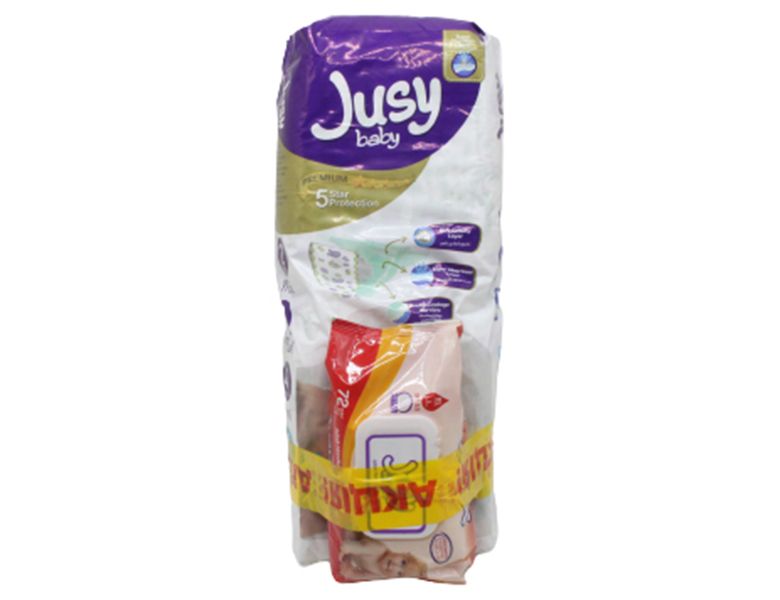 Дитячі підгузки Jusy junior 5 11-25 кг Вологі серветки (Jjunior26)