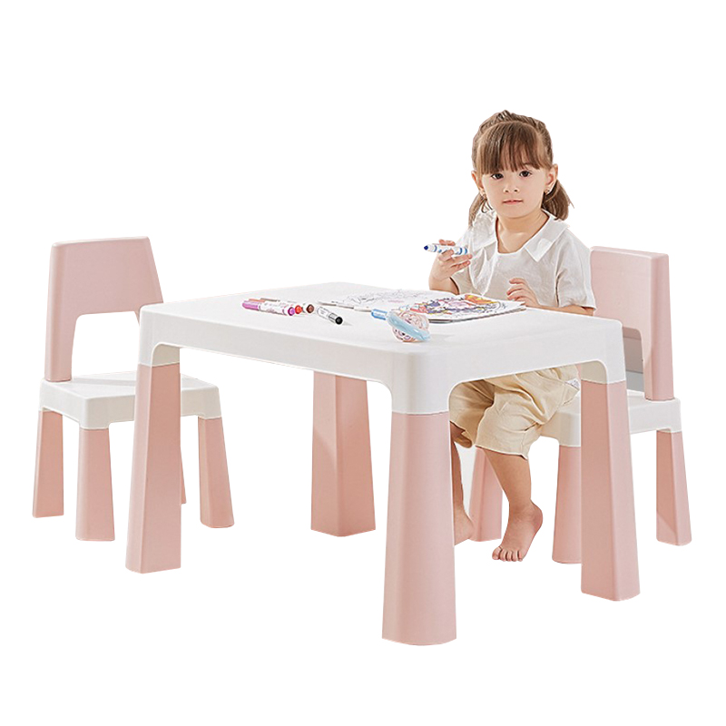 Ігровий дитячий столик та стільці Bestbaby BS-8817 Рожевий (7086-23831)