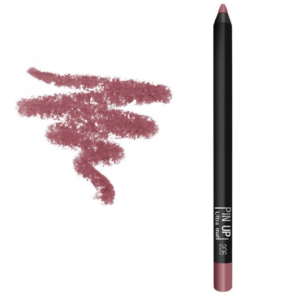 Олівець для губ Luxvisage PIN UP ULTRA MATT 206