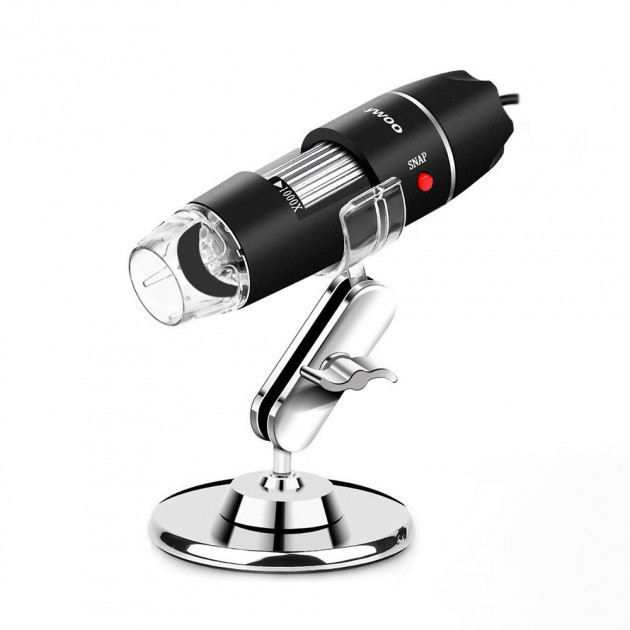 Цифровий мікроскоп USB Magnifier SuperZoom 50-500X з LED підсвічуванням