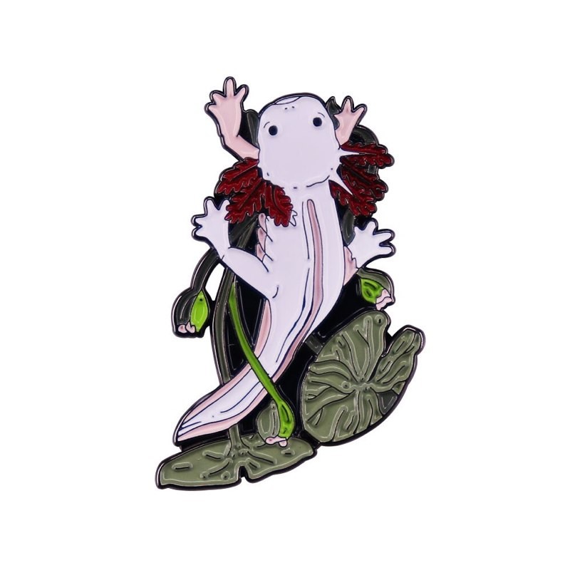 Значок BROCHE Аксолотль разноцветный BRGV113462