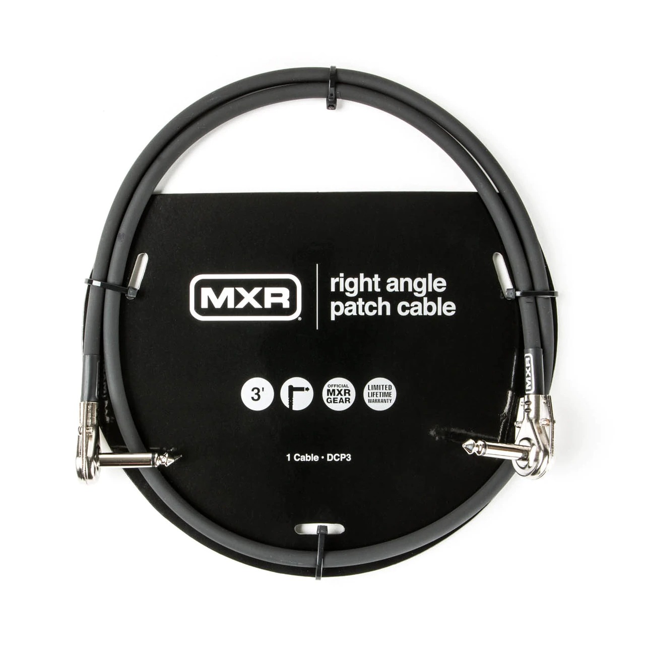 Кабель инструментальный Dunlop DCP3 MXR Patch Cable 0.9m (3ft) (Right Angle)