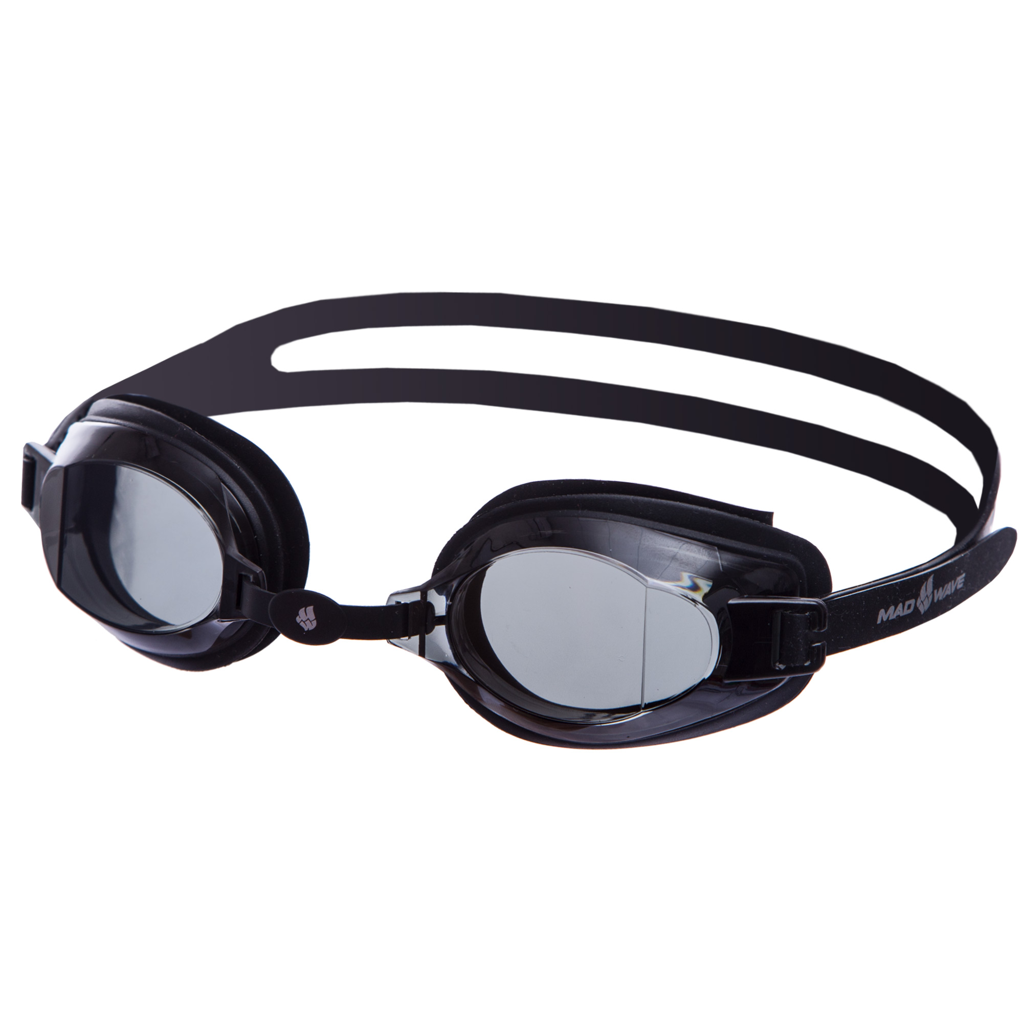 Очки для плавания MadWave STALKER M041904 Черный