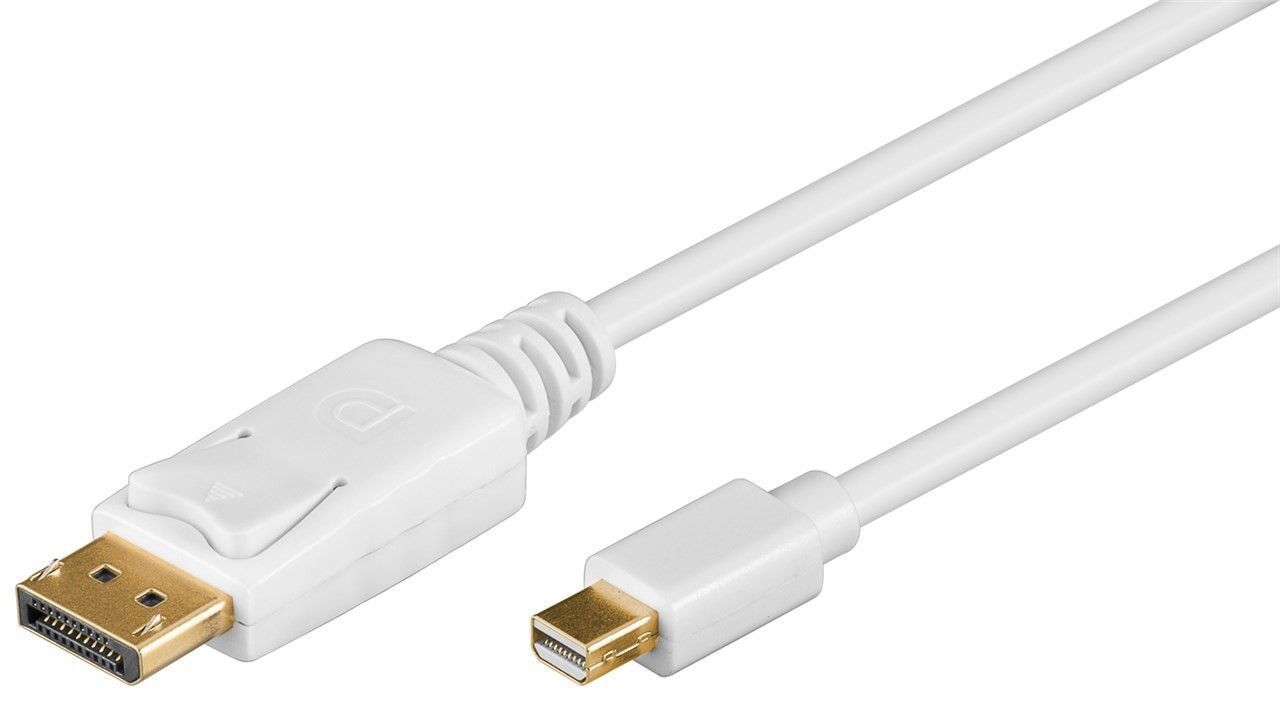 Кабель монітора-сигнальний Lancom DisplayPort-mini M/M  1.8m v1.2 4K@30Hz D=5.0mm Gold білий (78.01.4417)