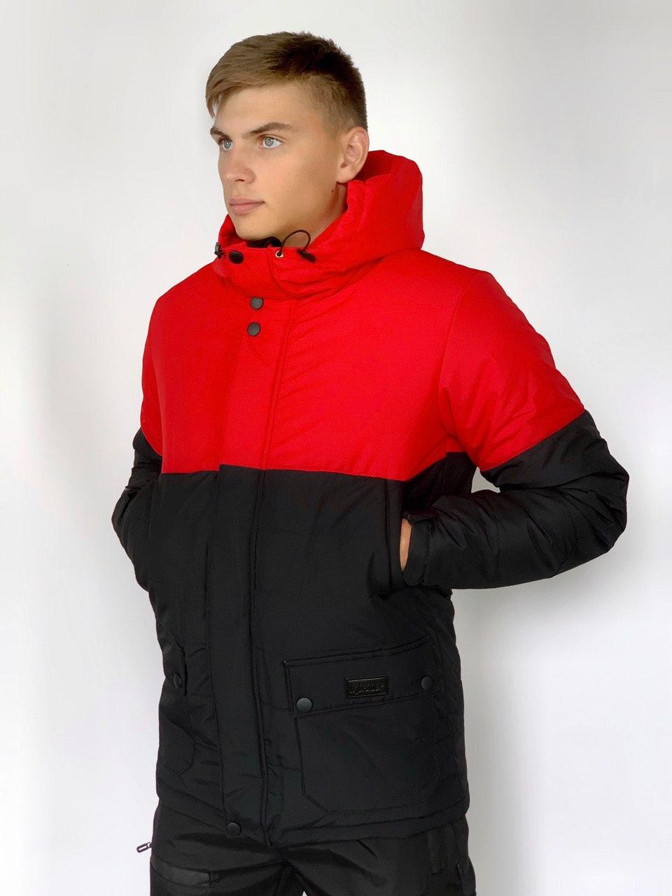 Демісезонна куртка Waterproof Intruder М Червоно-чорна (1589546211/1)
