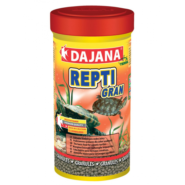Корм Dajana для водяных черепах Dajana REPTI Gran в гранулах 1 кг пакет