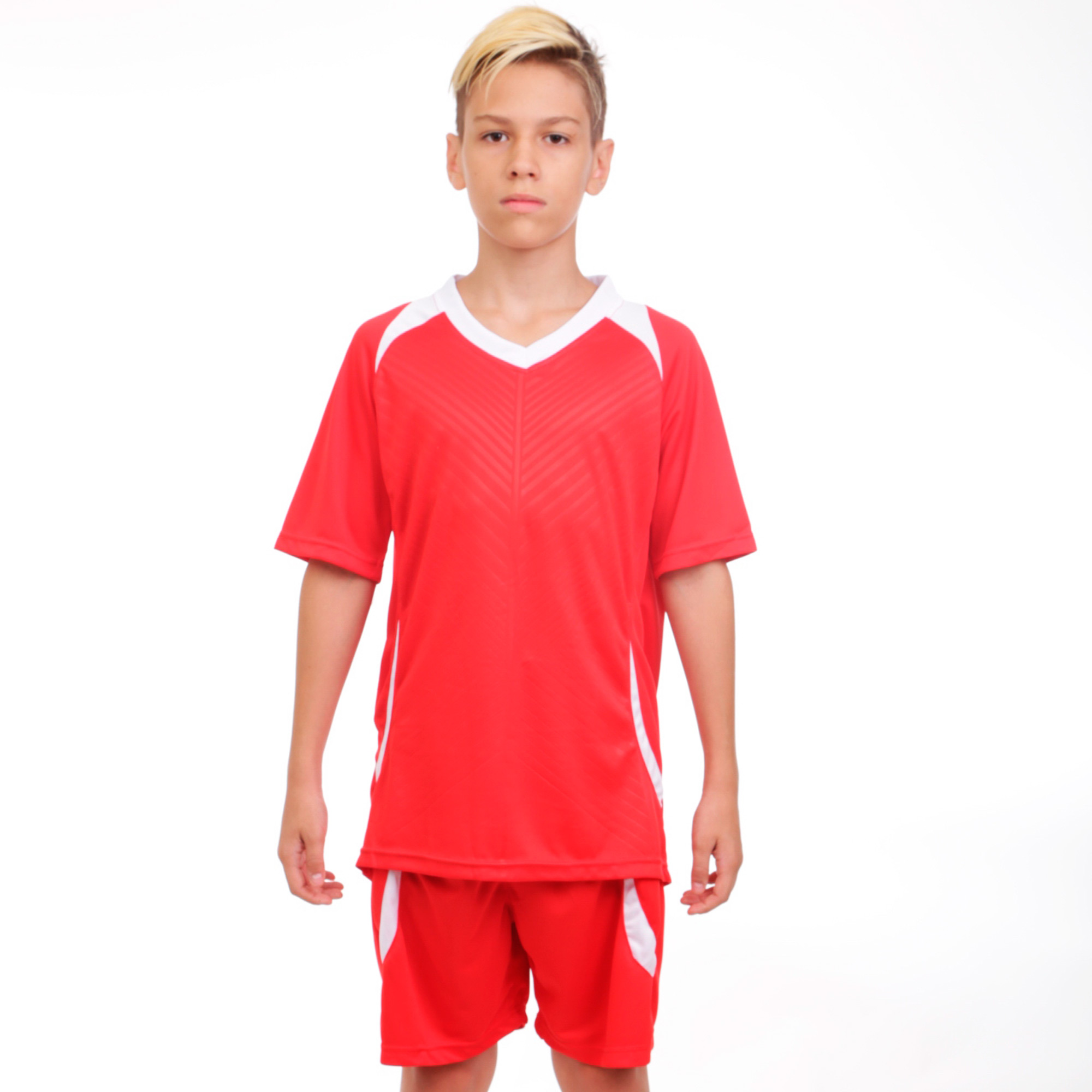 Футбольная форма подростковая SP-Sport Perfect CO-2016B 28 рост 140 Красный