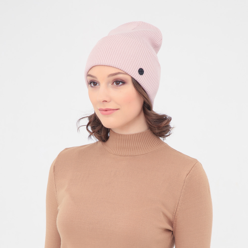 Шапка LuckyLOOK бини 249-623 Розовый