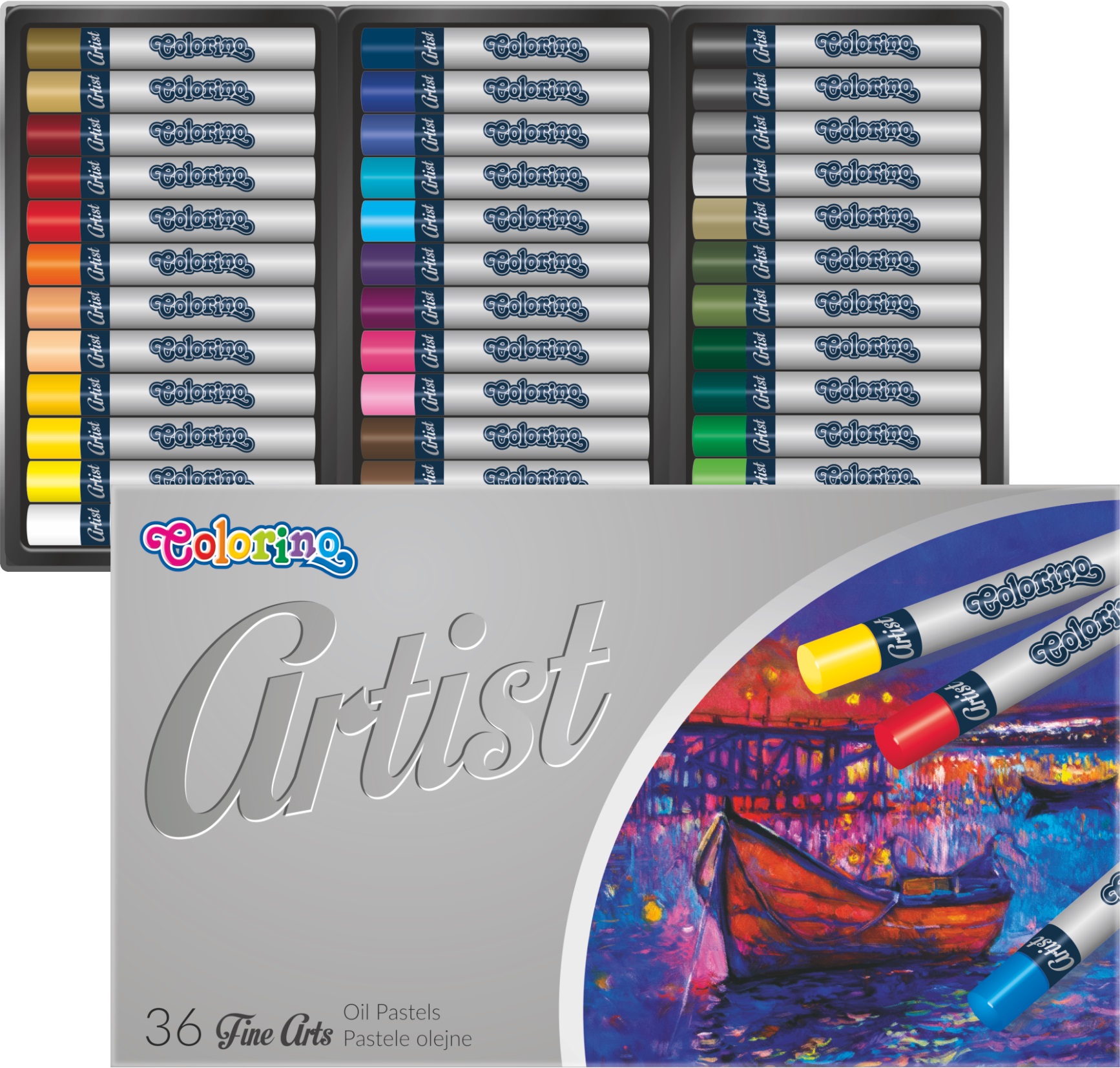 Пастель олійна Colorino Artist 36 кольорів (65726PTR)