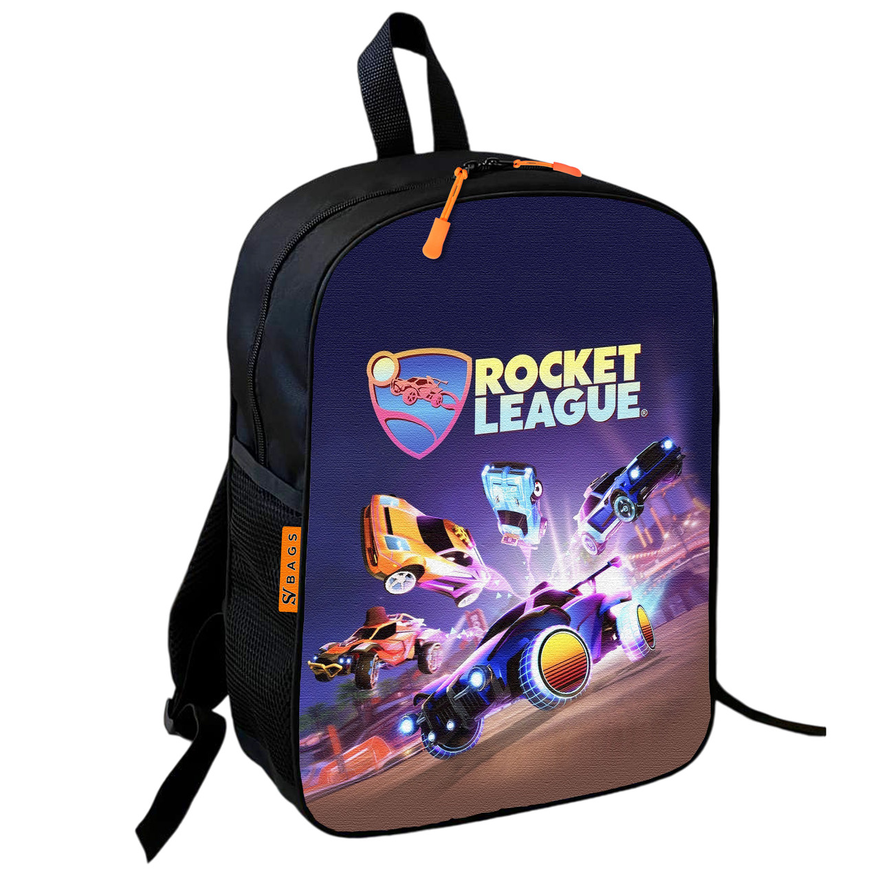 Дитячий шкільний рюкзак з принтом Rocket League 36×27×13 см