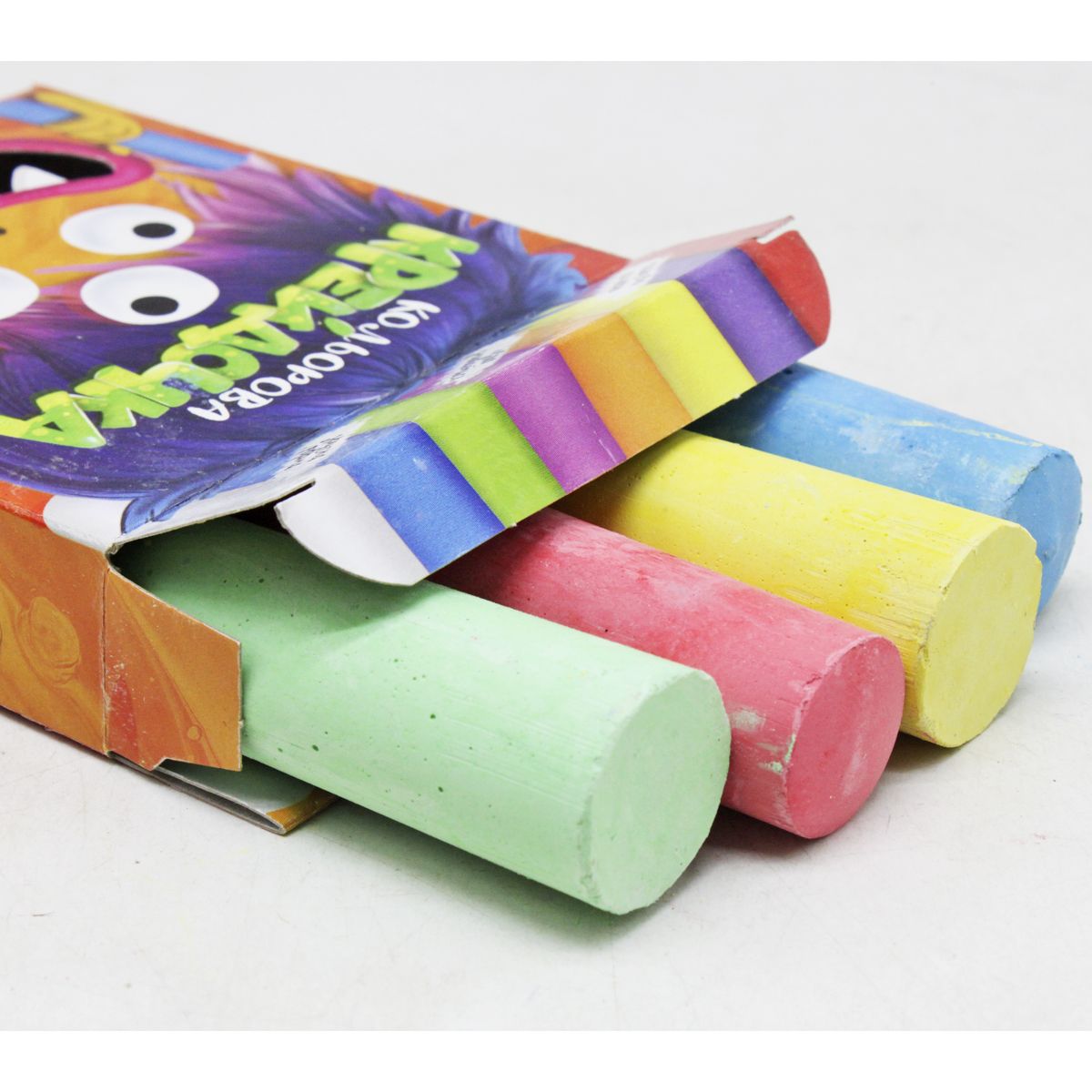 Мел цветной Мелок большой 4 цвета Dankotoys (КRD-02-03U)