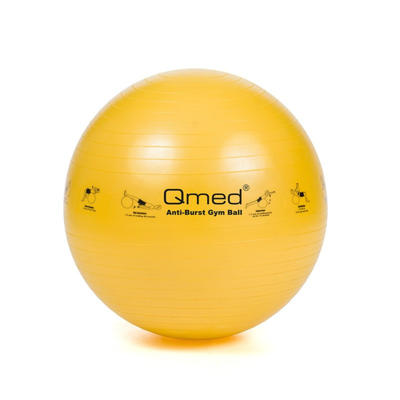 Фітбол - Qmed ABS Gym Ball 45 см Жовтий