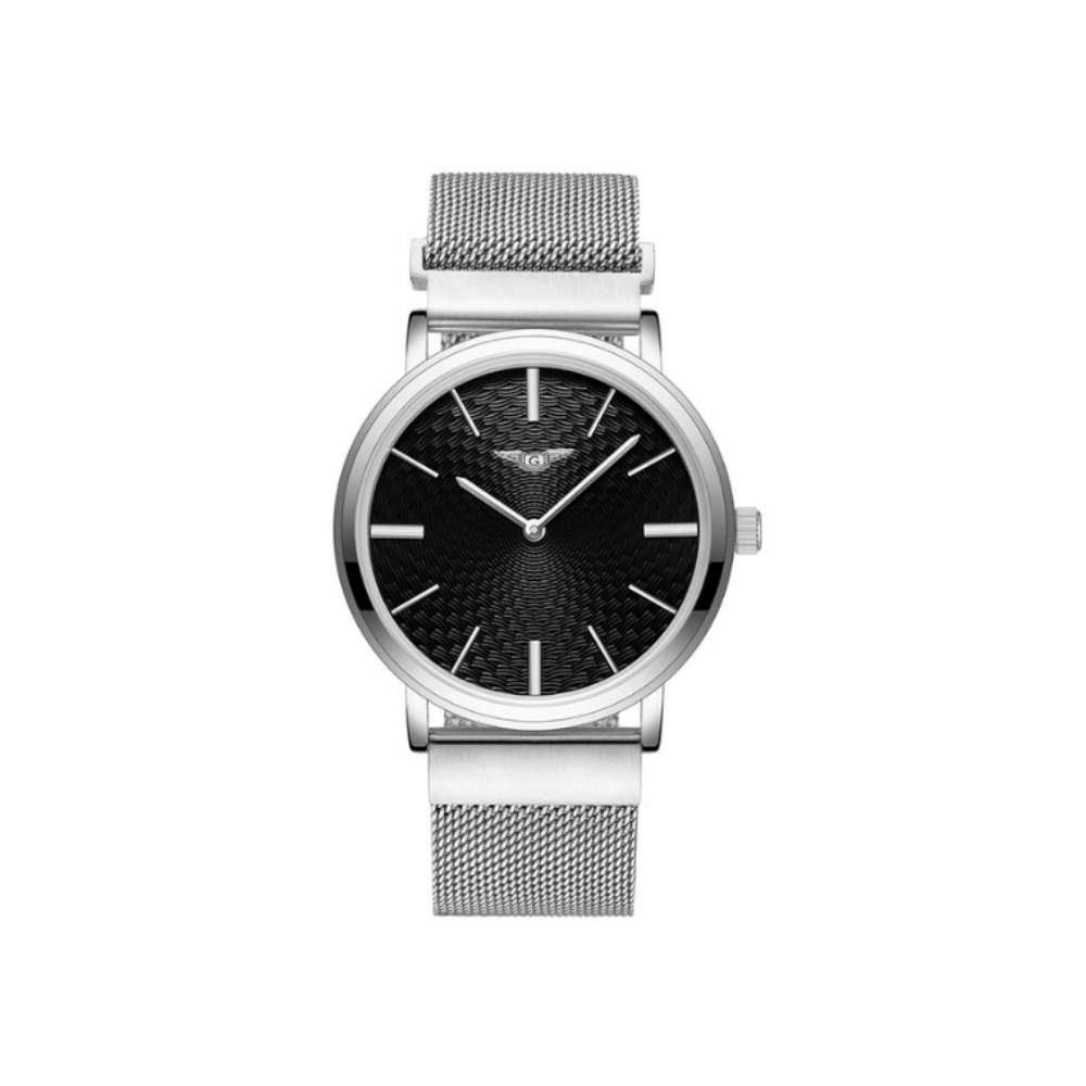 Часы Guanqin GS19026-1A CS Silver-Black-Silver (GS19026-1ASBS)