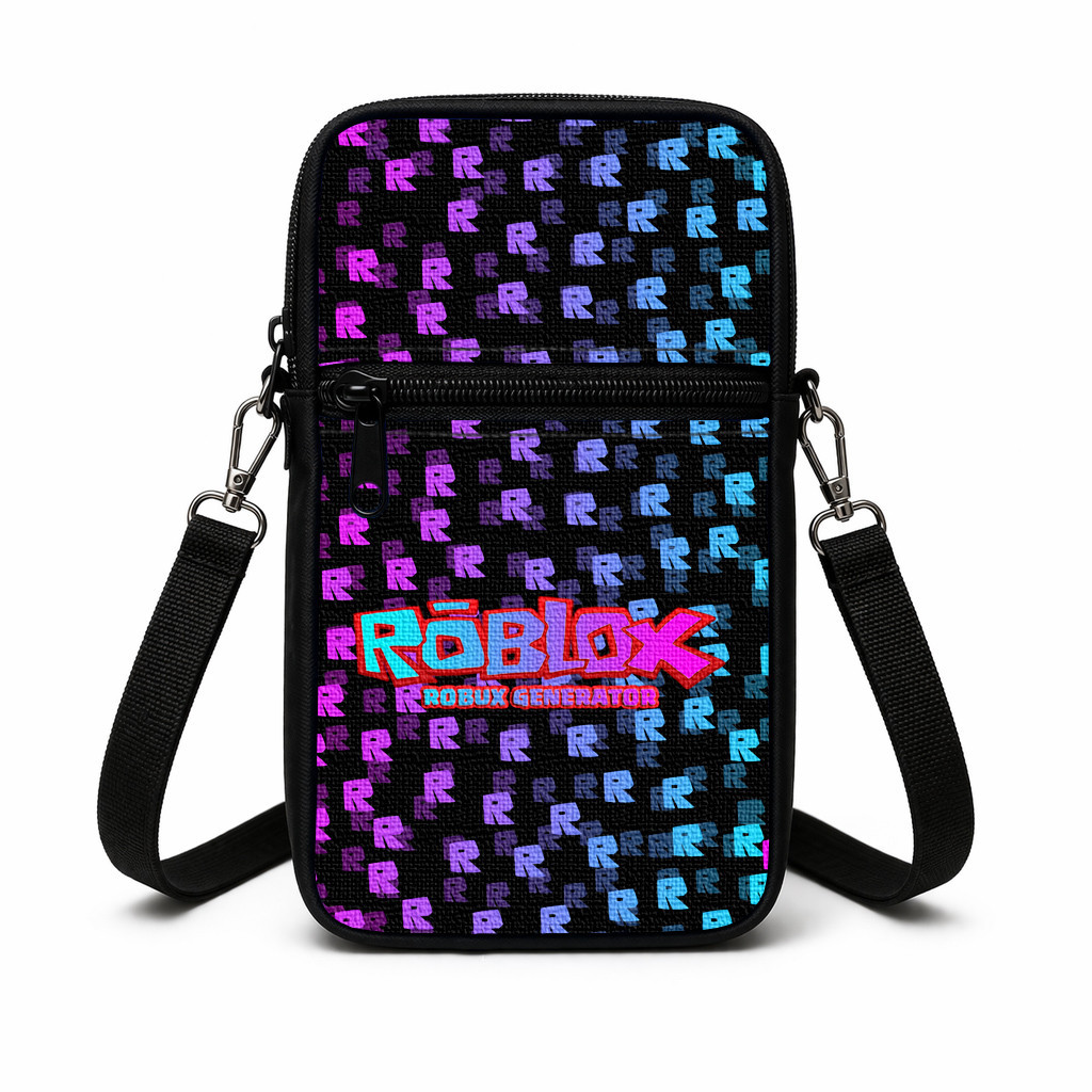 Дитяча сумка через плечо Roblox, поліестер, 19×10×5 см, різнокольорова