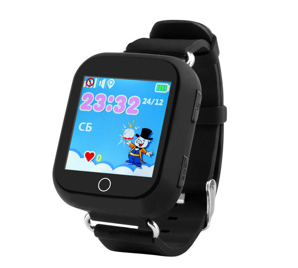 Детские умные часы-телефон GPS Smart Watch Q100 Чёрные
